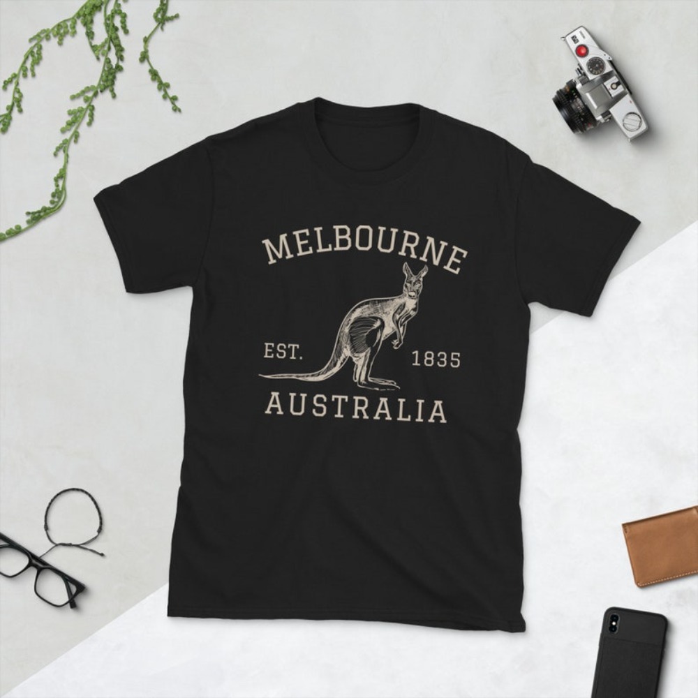 Melbourne Australia T-Shirt Au - Women'S Fashion Melbourne ulasan dan harga