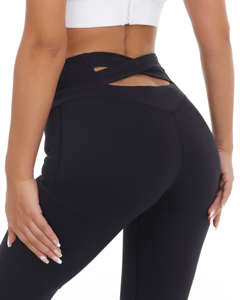 Butt Lifting Flare Leggings -  - High Waist Leggings ulasan dan harga