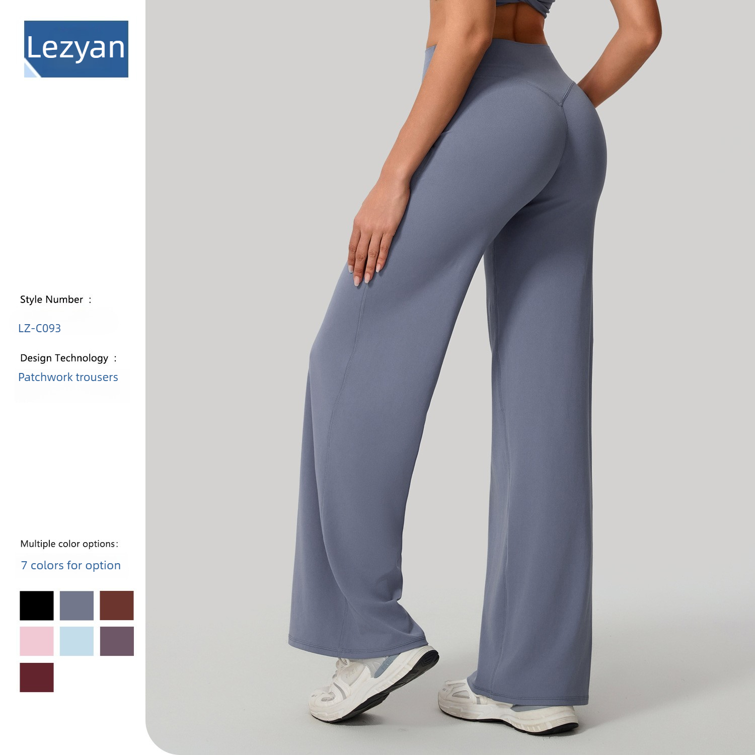 Lezyan Loose Soft Yoga Wide Le - High Waist Leggings ulasan dan harga