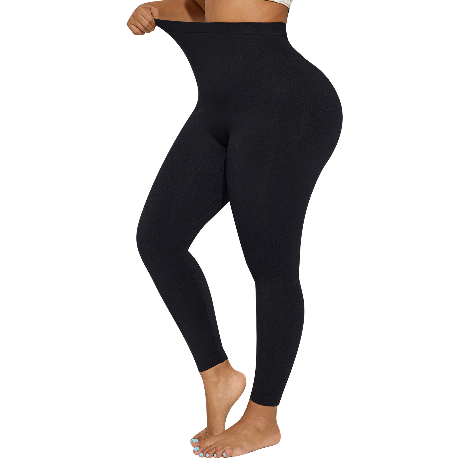Plus Size Shapewear Anti Cellu - High Waist Leggings ulasan dan harga